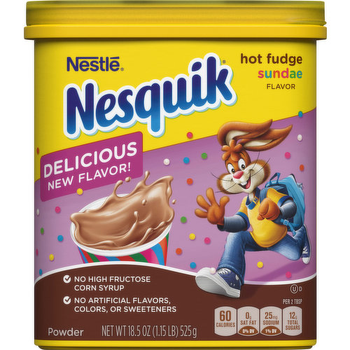 Nesquik Powder, Hot Fudge Sundae Flavor