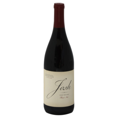 My father's name was Joseph, as is mine, but his friends called him Josh. Growers, that I call friends, all lend a hand in this winemakers wine, what we jokingly refer to as a vin de garage; a handcrafted wine we made just for ourselves. This Pinot Noir, made in a style reminiscent of Burgundy, offers bright, ripe cherries and deep earthy flavors with spice, subtle oak and delicate texture. A wine that is bold and expressive but unassuming and approachable. It's funny how these characteristics seem to remind me of someone that I knew. It's a wine I made for my family, my friends, and a man I called Dad. www.joshcellars.com. Alc. 13.5% by vol. Blended & bottled by Joseph Carr, Healdsburg, CA.
