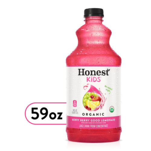 Honest Honest Kids Berry Good Lemonade  Kids Berry Berry Good Lemonade Organic Fruit Juice Drink