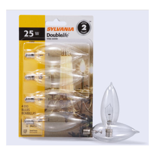 Sylvania Deco Bulbs 25 Watt 4 Pack