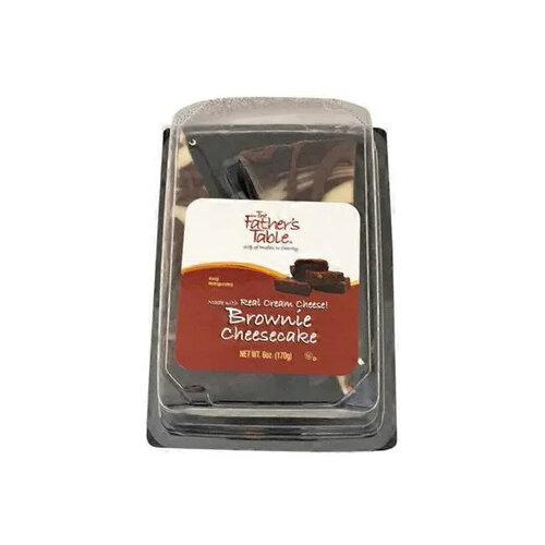 Fathers Table Brownie Slice Cheescake 2 Count