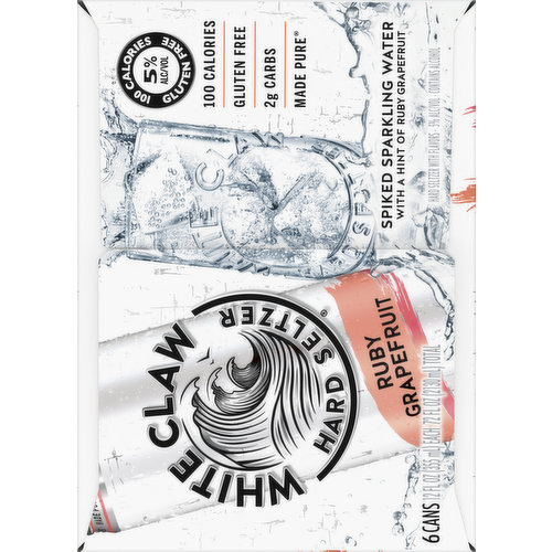 White Claw Ruby Grapefruit Hard Seltzer 6-Pack: Buy Now