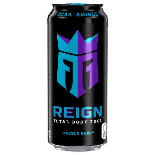 Reign Total Body Fuel Energy Drink, Razzle Berry, BCAA Aminos