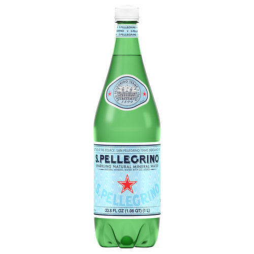 S.Pellegrino Mineral Water, Sparkling, Natural