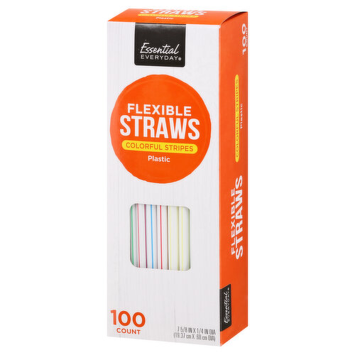 Good Cook - Flexible Disposable Straws, 100-Count