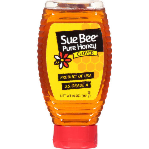 Gluten free. Proudly made by U.S.A. bees and beekeepers since 1921. Our family-owned cooperative means you can trust where your honey comes from. Not pasteurized. Honey is sold by weight. 1 cup weighs 12 oz. U.S. Grade A. www.suebee.com. Product of USA.