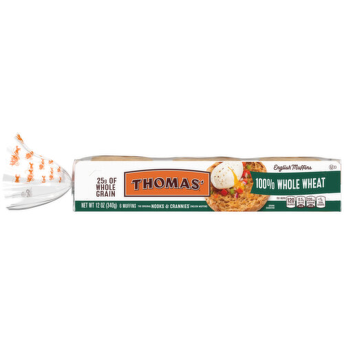 The original Nooks & Crannies English Muffin with 25 grams of whole grains makes your healthy lifestyle a bit tastier.