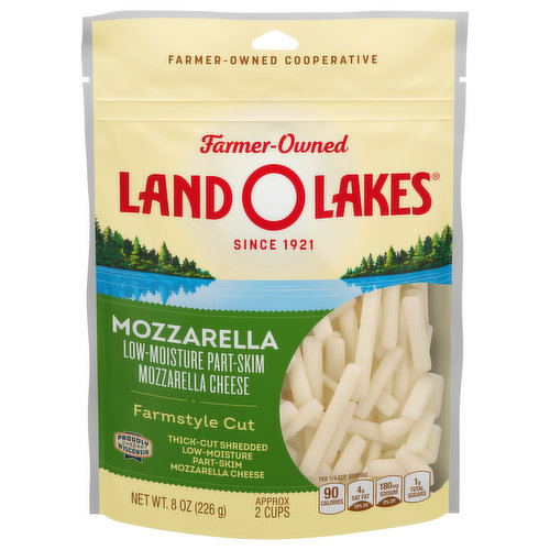 Land O Lakes Mozzarella Cheese Farmstyle Shreds