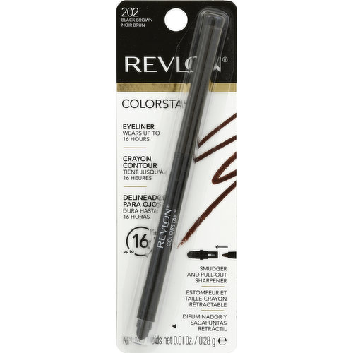 Revlon ColorStay Eyeliner, Black Brown 202