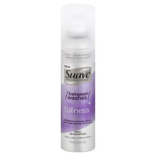 Suave Dry Shampoo, Between Washes, Volume + Fullness