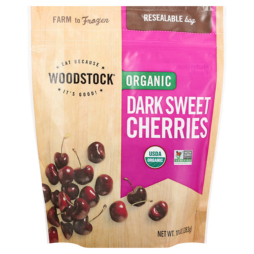Woodstock Dark Sweet Cherries, Organic