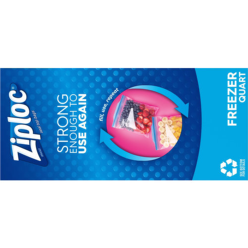 Ziploc Seal Top Bags, Freezer, Pint