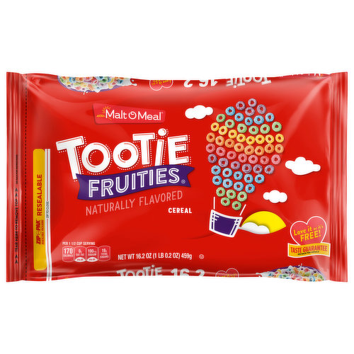 Malt O Meal Cereal, Tootie Fruities, Regular Size