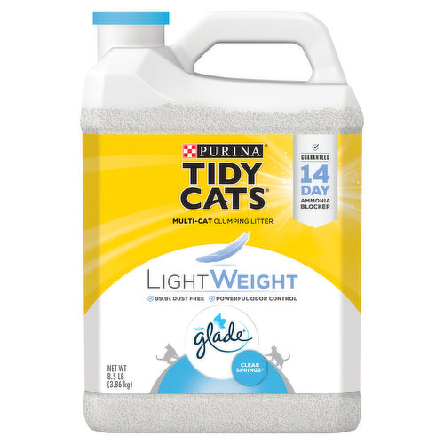 Tidy Cats Free & Clean Clumping Litter, Multi-Cat, Light Weight, Clear Springs