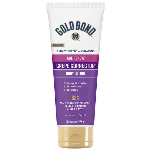 Gold Bond Age Renew Body Lotion, Crepe Corrector