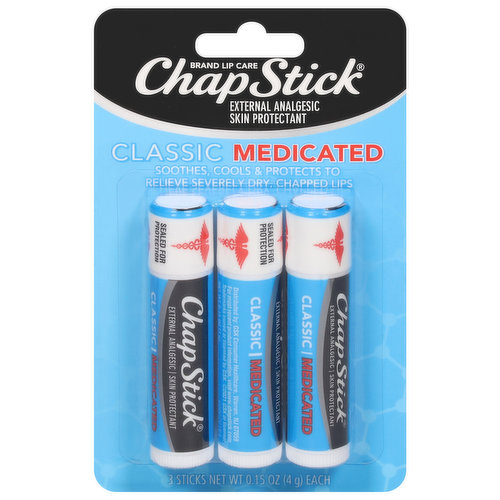 ChapStick Lip Care, Classic, Medicated