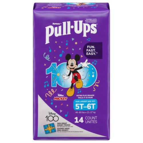 Pull-Ups Training Pants, Disney Junior Mickey, 5T-6T (46-60 lbs)