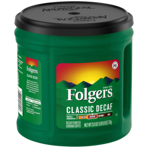 Folgers Coffee, Decaf Classic Roast