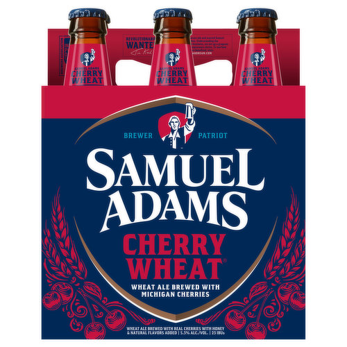 Samuel Adams Beer, Ale, Cherry Wheat