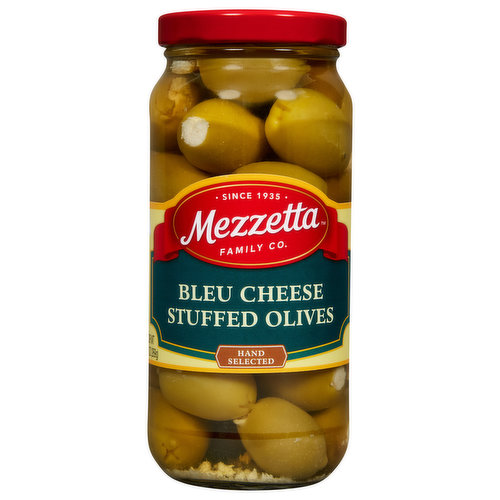 Mezzetta Olives, Bleu Cheese, Stuffed