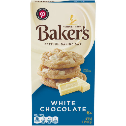 Baker's White Chocolate Premium Baking Bar