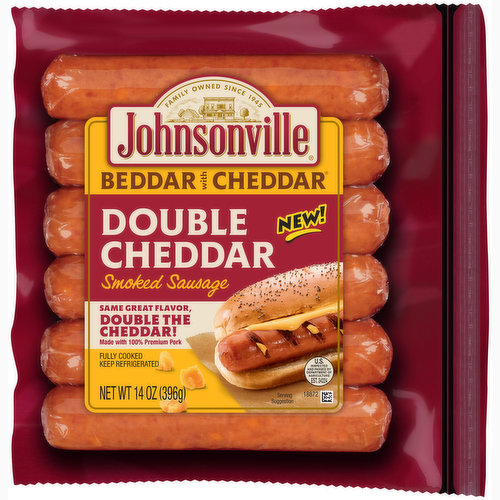 Johnsonville Double Cheddar Smoked Sausage