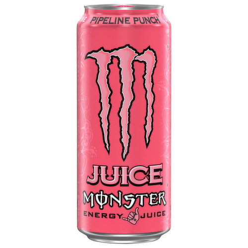 Juice Monster Energy Drink, Pipeline Punch, Energy + Juice