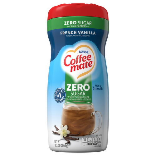 Coffee-Mate Coffee Creamer, French Vanilla, Zero Sugar