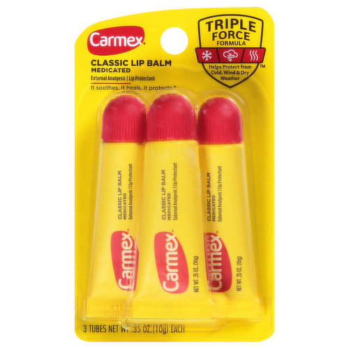 Carmex Lip Balm, Classic, Medicated