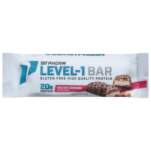 1st Phorm Level-1 Bar, Salted Caramel Natural Flavors