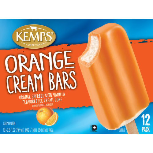 Kemps Orange Cream Bars