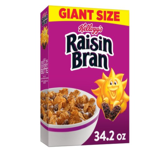 Raisin Bran Breakfast Cereal, Original, Giant Size