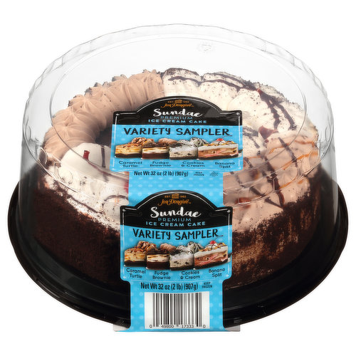 Jon Donaire Sundae Premium Ice Cream Cake Variety Sampler