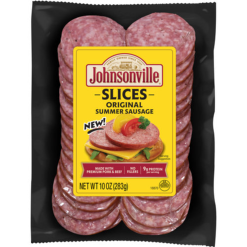 Johnsonville Jalapeno Cheddar Summer Sausage Slices