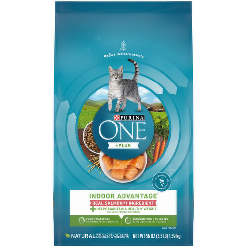 Purina One Cat Food, Indoor Advantage with Salmon