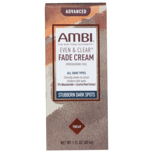 Ambi Even & Clear Fade Cream, Advanced, Treat