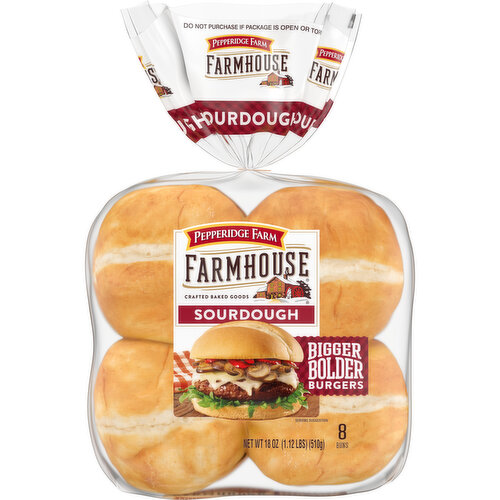 Pepperidge Farm® Farmhouse Sourdough Hamburger Buns
