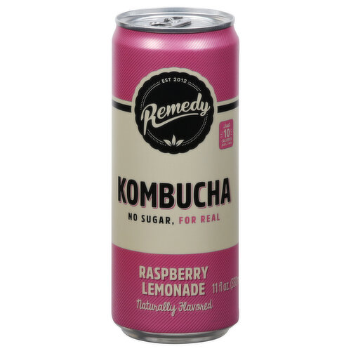 Remedy Kombucha, Raspberry Lemonade