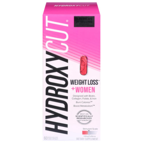 Hydroxycut Weight Loss + Women, Rapid-Release Liquid Capsules