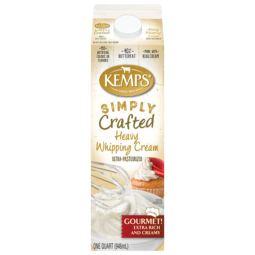 Kemps Simply Crafted Heavy Whipping Cream, Simply Crafted