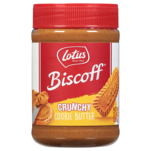 Lotus Biscoff Cookie Butter, Crunchy