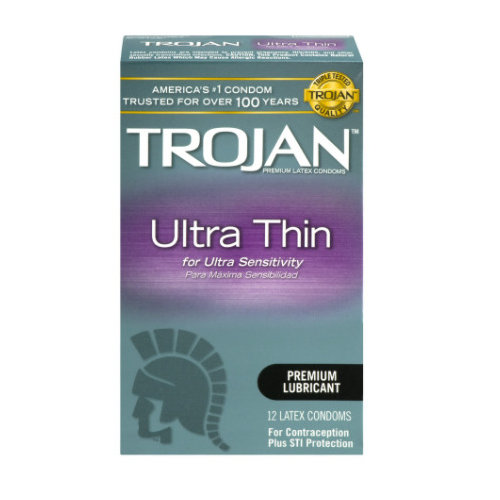 Trojan  Condoms Sensitivity Ultra Thin Lubricated Latex