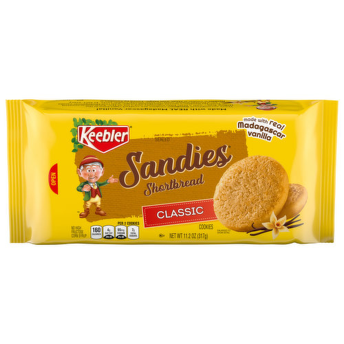 Keebler Sandies Cookies, Shortbread, Classic