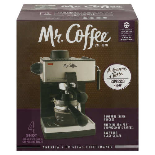 MR. COFFEE 4 SHOT ESPRESSO MAKER