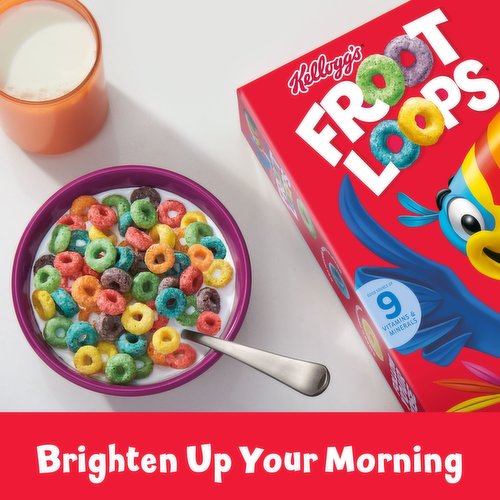 Froot Loops Cereal, Natural Fruit Flavors, Large Size