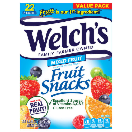 Welch's Fruit Snacks, Mixed Fruit