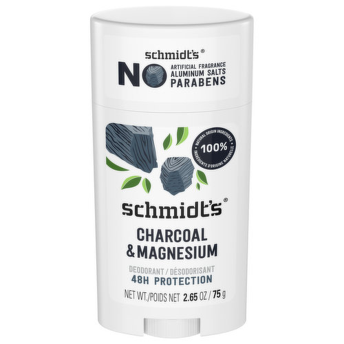 Schmidt's Signature Deodorant, Natural, Charcoal & Magnesium