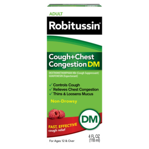 Robitussin Cough + Chest Congestion DM, Adult