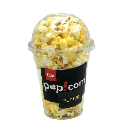 Clear Cup Butter Popcorn
