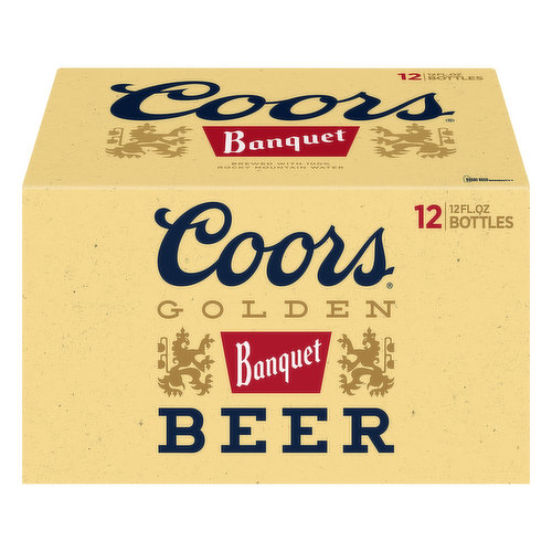 Brewed with 100% rocky mountain water. Great beer, great responsibility. The 1936 stubby bottle. coors.com. Quality Commitment: We are committed to providing quality products. If you have any comments, please call us at 1-800-642-6116, or write to us at: Coors Brewing Company Golden, CO 80401. To learn more visit coors.com. Coors Recycles: Drink the beer. Recycle the best.